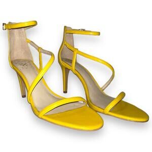Vince Camuto Careleen Strappy Heels Yellow 11
